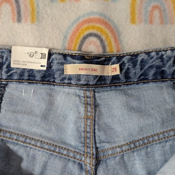 Levi's Recrafted Crop Baggy Wide Leg Dad Jeans - Picture 10 of 11